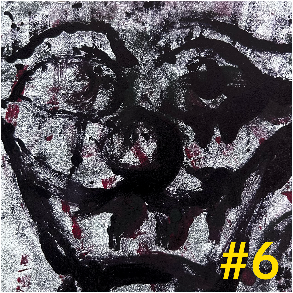 Callous The Clown Original Monotype Print