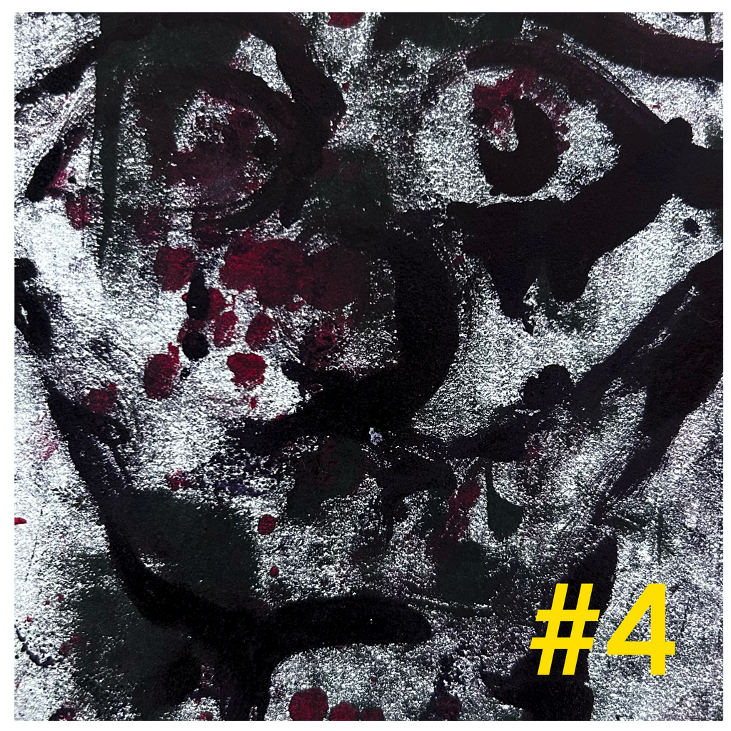 Callous The Clown Original Monotype Print