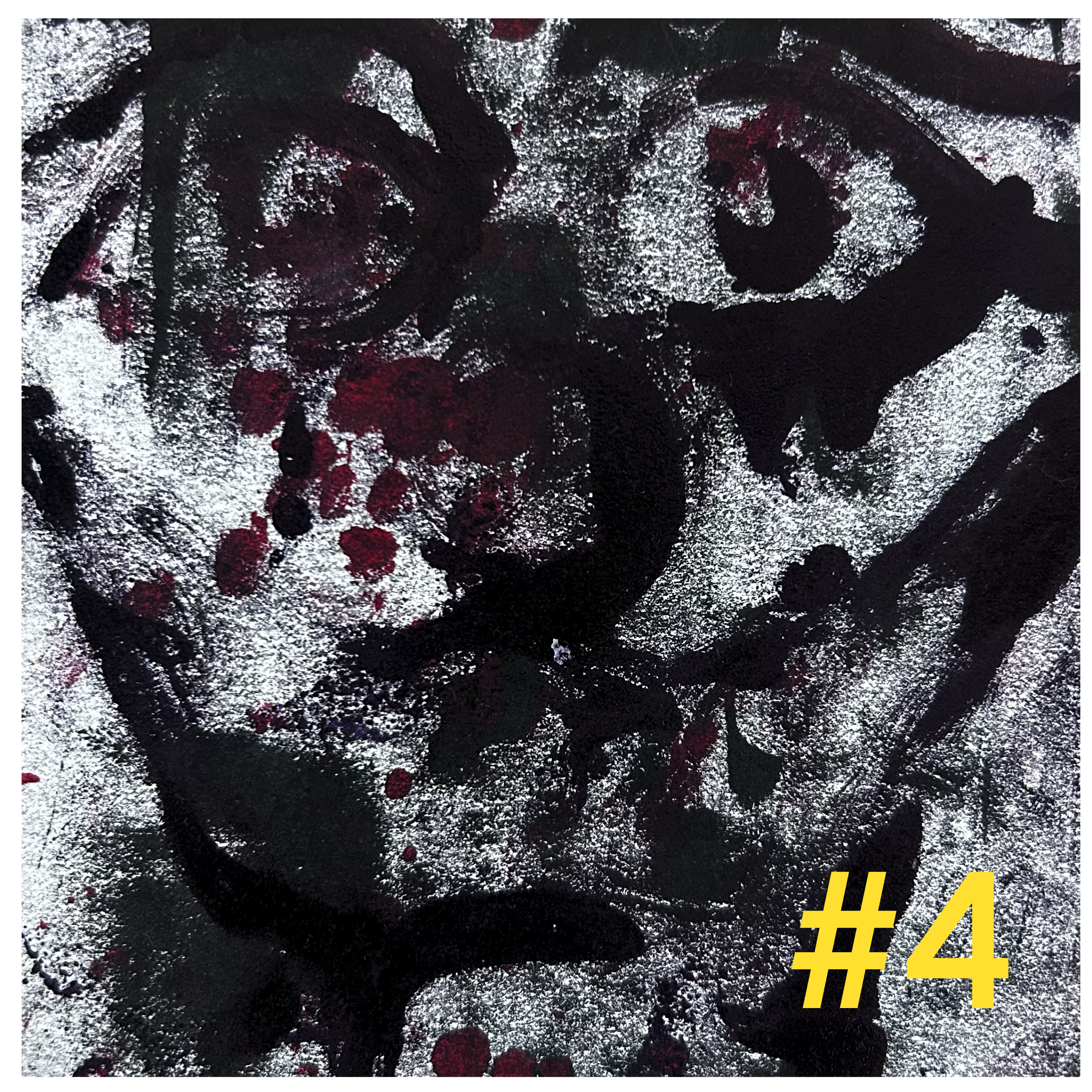 Callous The Clown Original Monotype Print