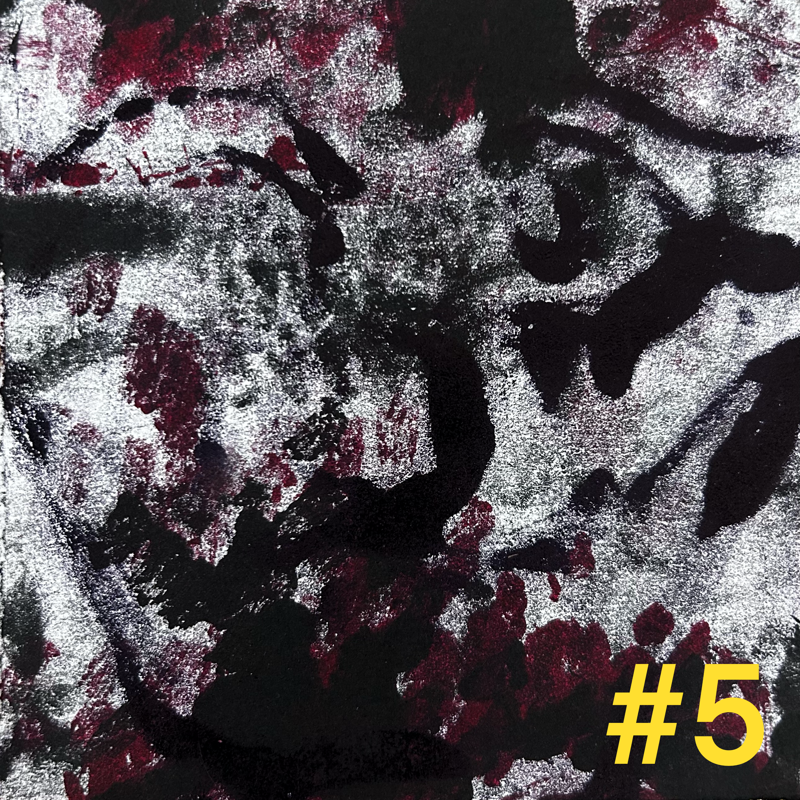 Callous The Clown Original Monotype Print