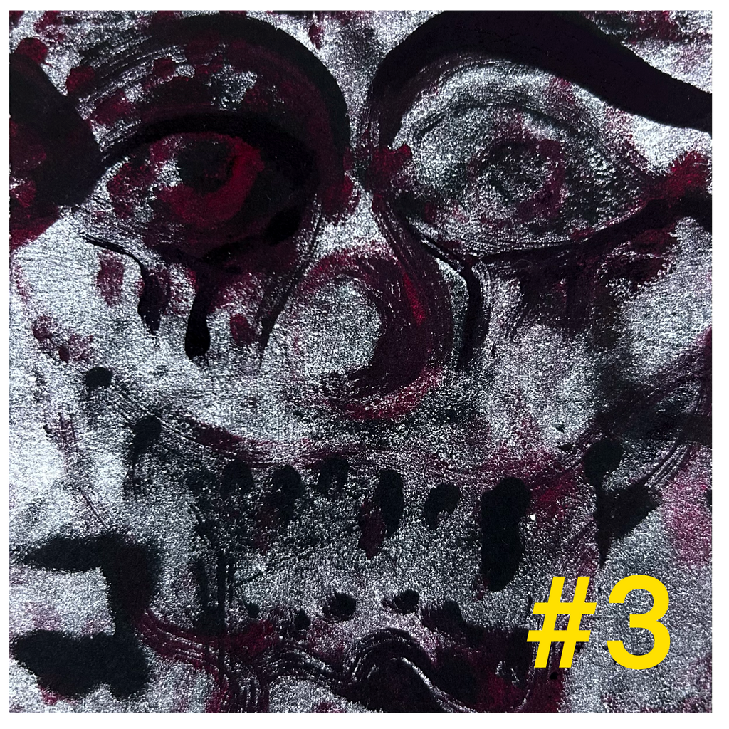 Callous The Clown Original Monotype Print