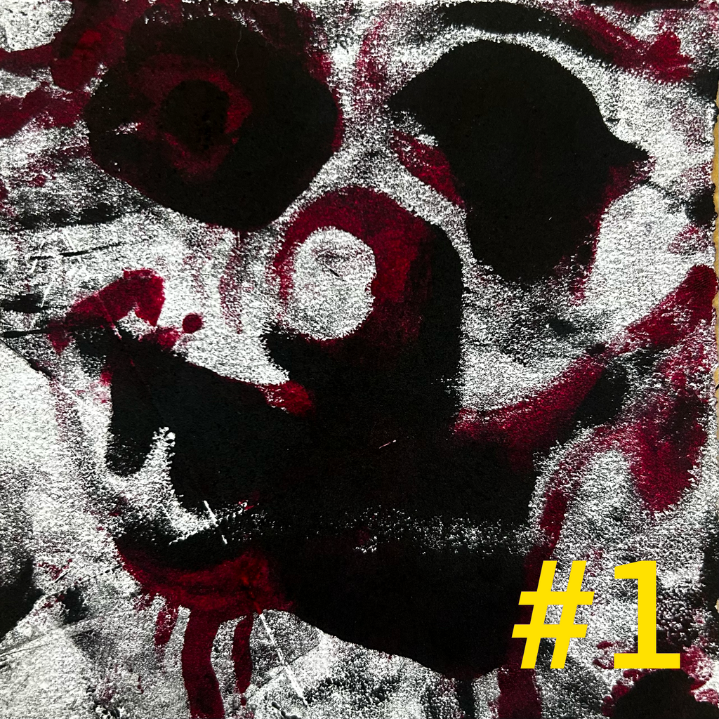 Callous The Clown Original Monotype Print