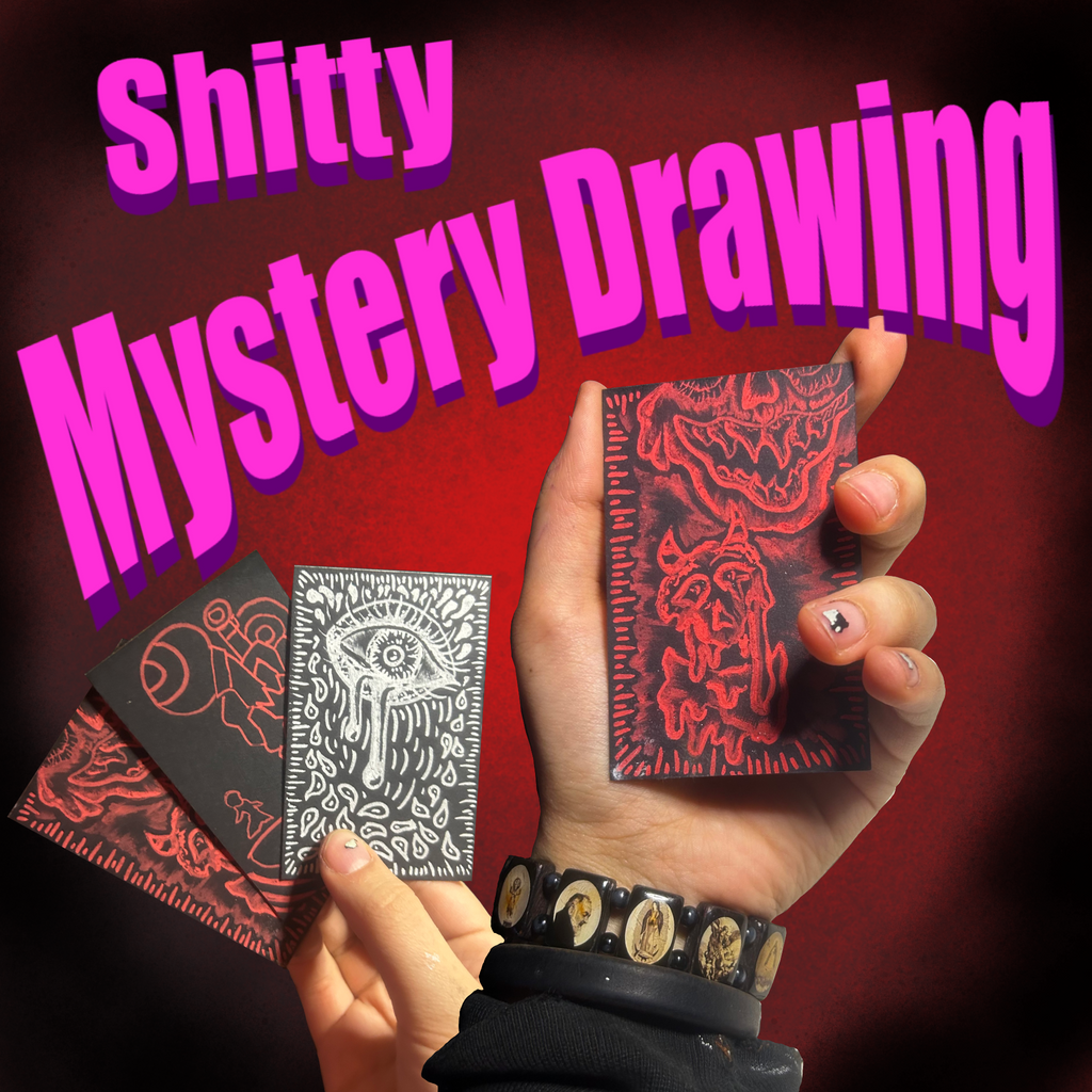 Shitty Mystery Drawing - Signed Original Art